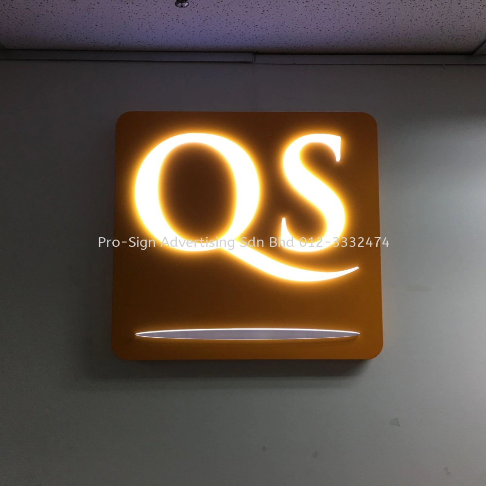 10MM EMBOSSED ACRYLIC LIGHTBOX & LED NEON (QS, KL, 2020)