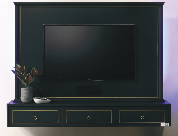 VD -1056B WALL MOUNTED TV CABINET (WALL SERIES)