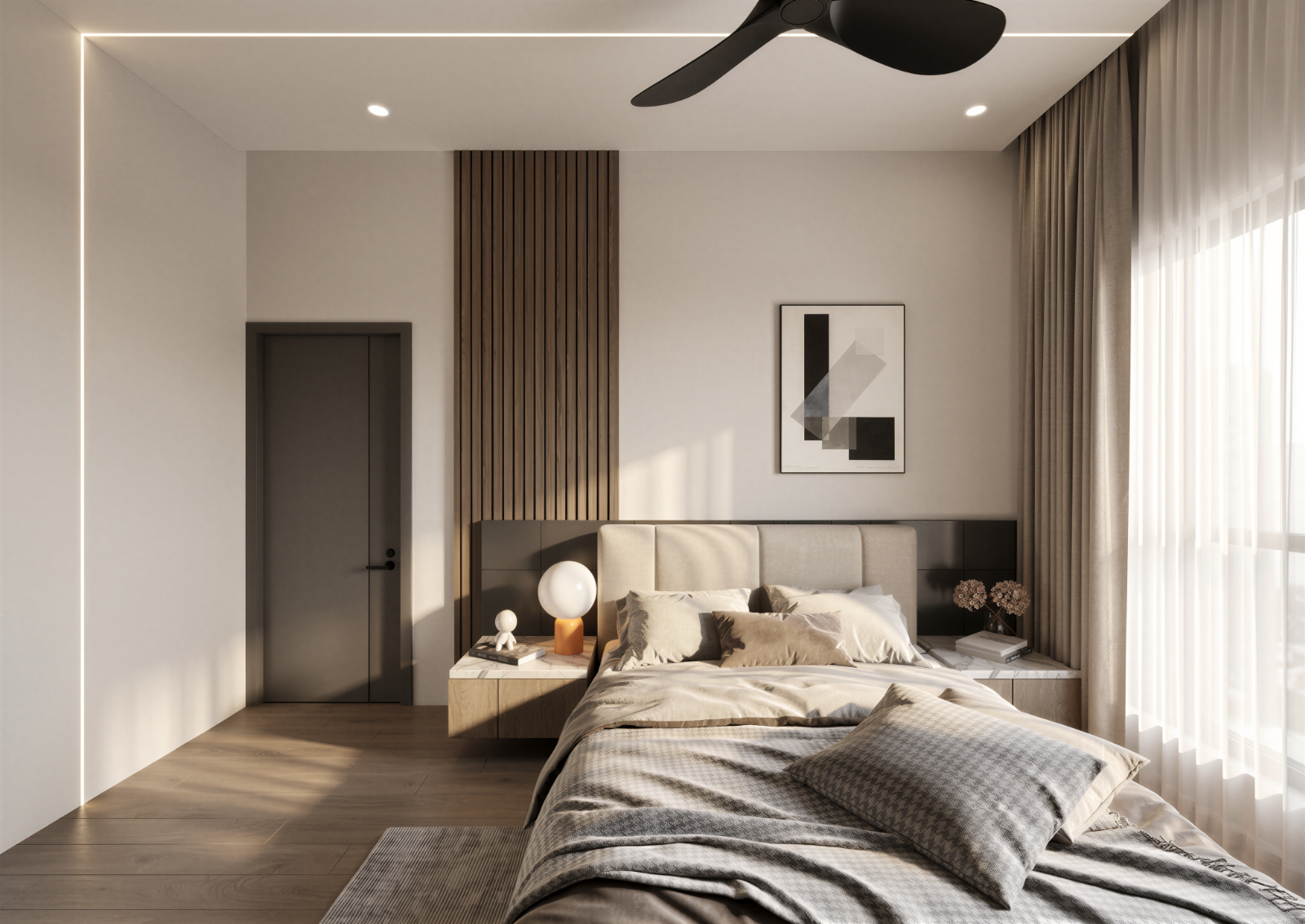 Bedroom - Isola Villa @ Bungalow | Interior Design in Selangor & KL Now