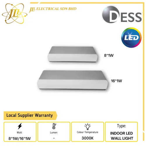 DESS GLJT4395 (8*1W/16*1W )240V 3000K INDOOR LED WALL LIGHT