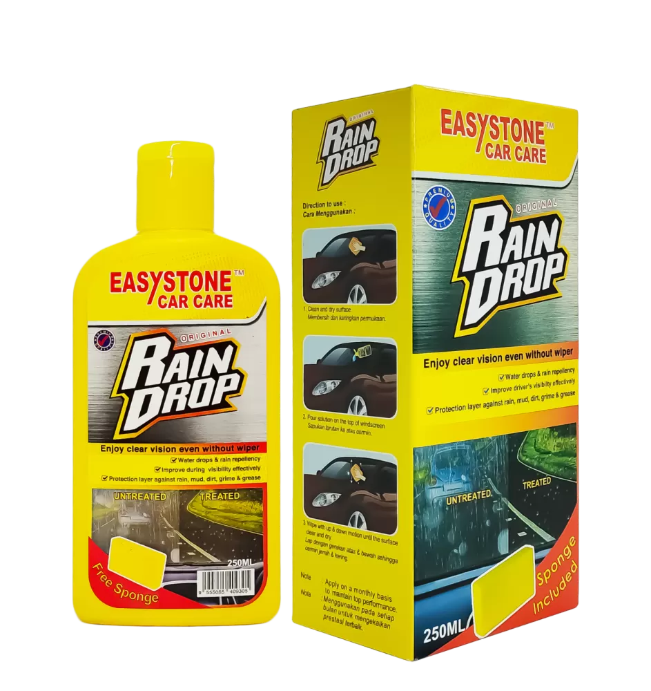 Easystone Rain Drop 250ml + Sponge (Car Care)