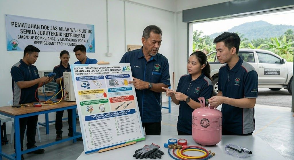refrigerant technician legal requirements Malaysia