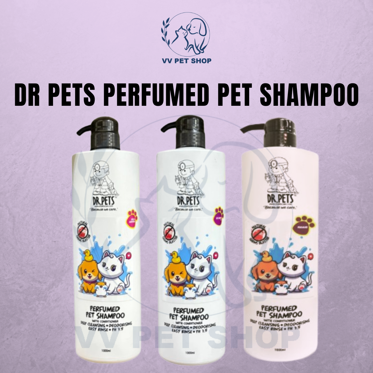 Dr Pets Perfumed Shampoo with Conditioner 100mL