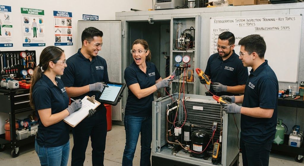 Refrigeration system inspection training