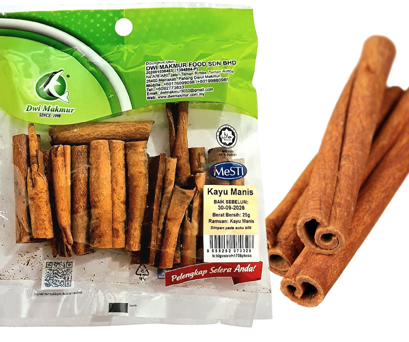 Cinnamon 25 Grams RM3.50 X 5 Units C.Dwi Makmur