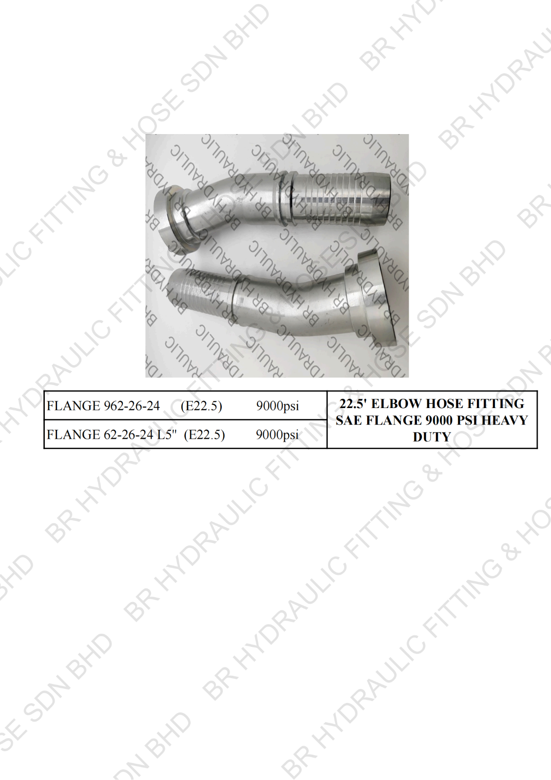 FLANGE S962 9000PSI