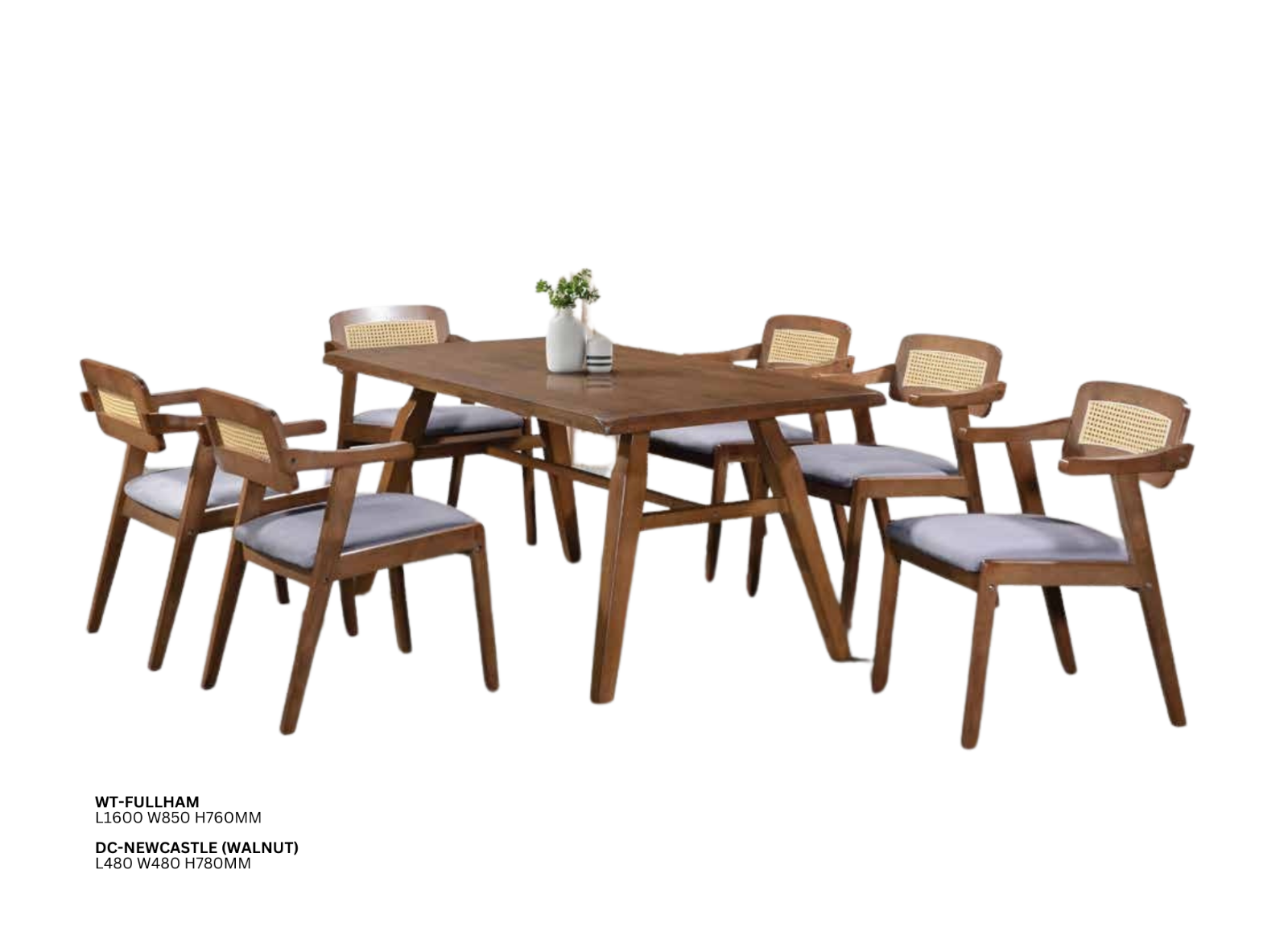 DINING SET (PLZ WT-FULLHAM)