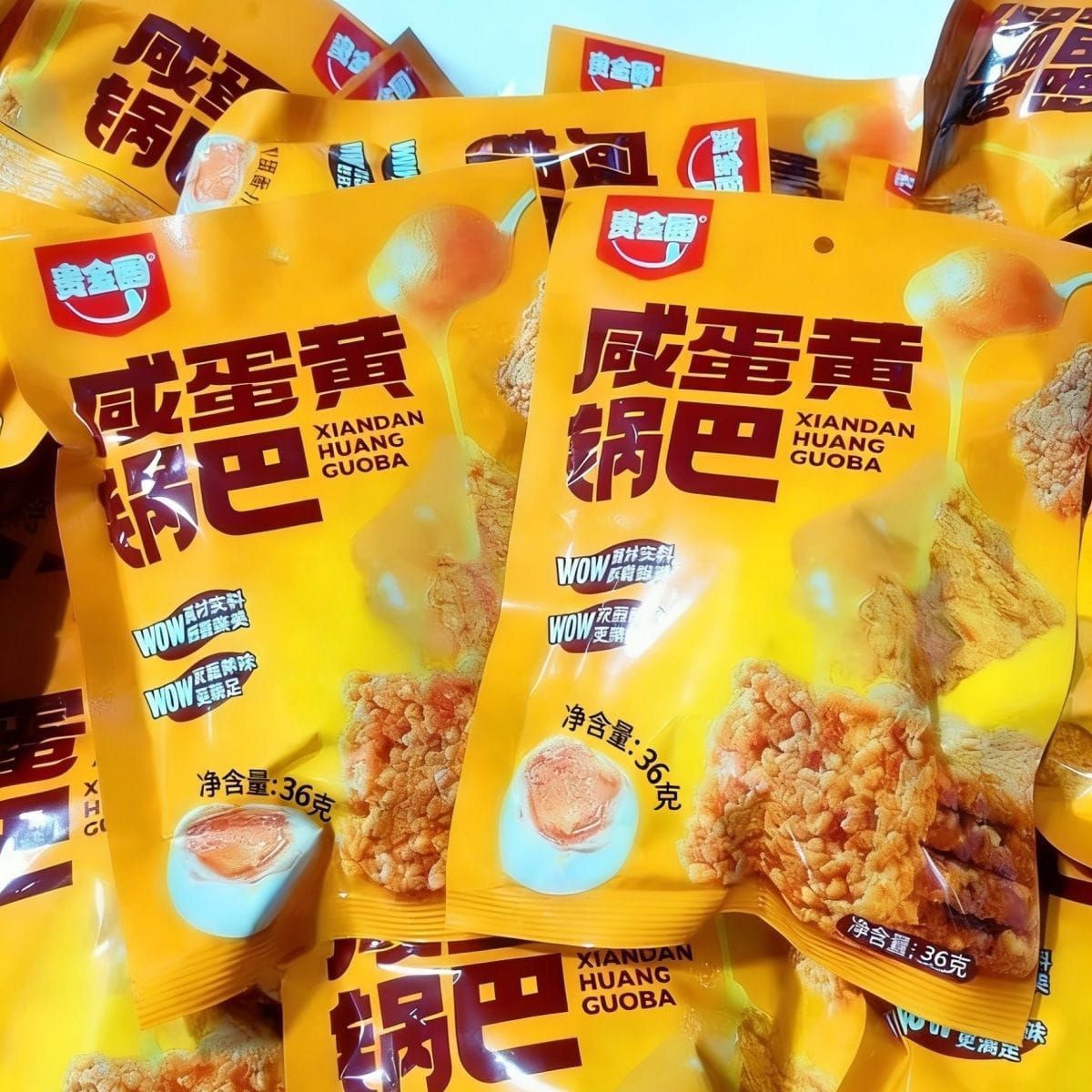 贵金园 咸蛋锅巴GJY SALTED GUOBA 36G[20PACK/BAG][10BAG/CTN]