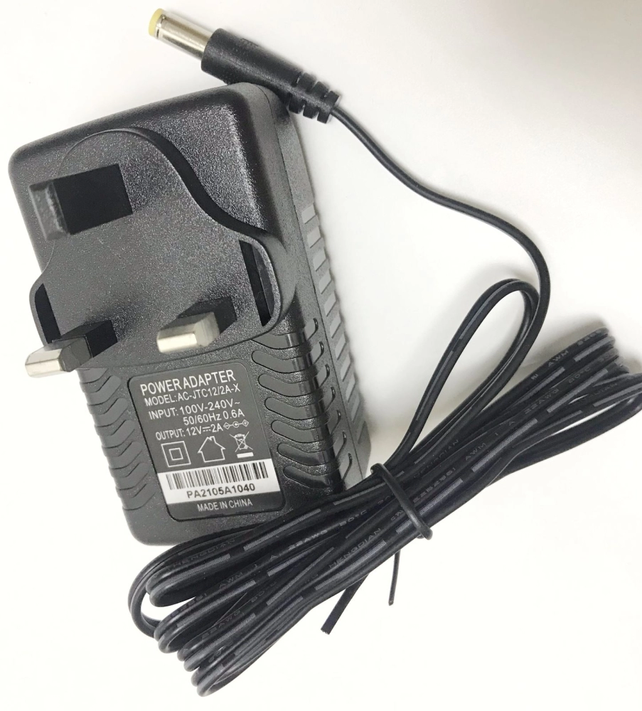 AC To DC Adaptor 12V2A UK Plug Switching Power Supply (12V 2A Adaptor)