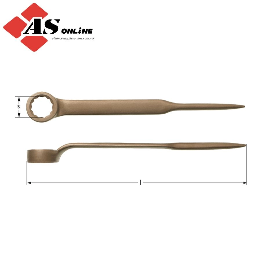 AMPCO Construction Box Wrench Offset With Pin 18mm / Model: AN0018