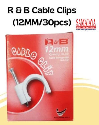 R&B 12mm Cable Clip/ PVC U Clip