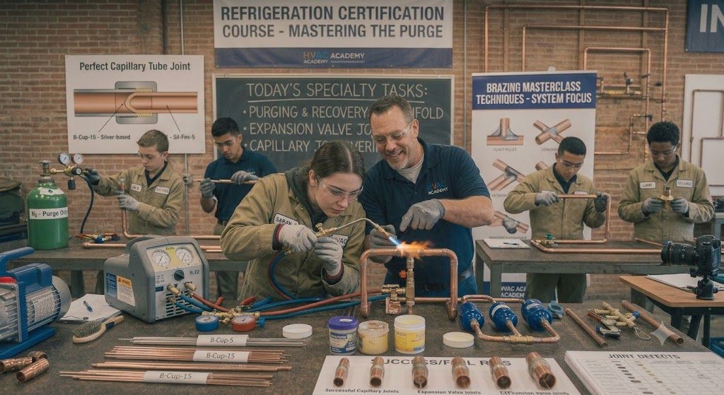 HVAC brazing training course