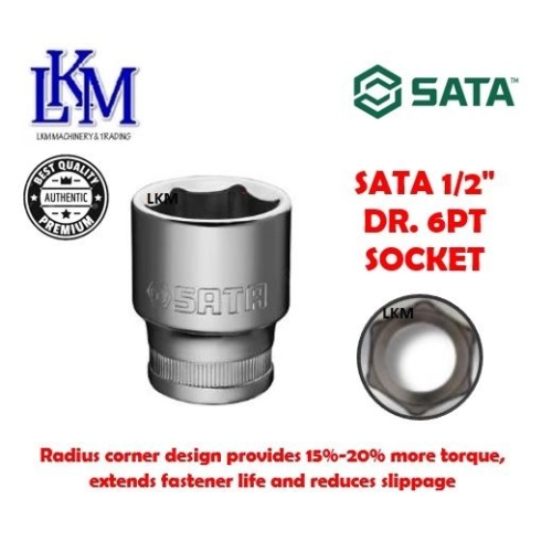 SATA 1/2" DR. 6PT. SOCKET / SATA SOCKET 