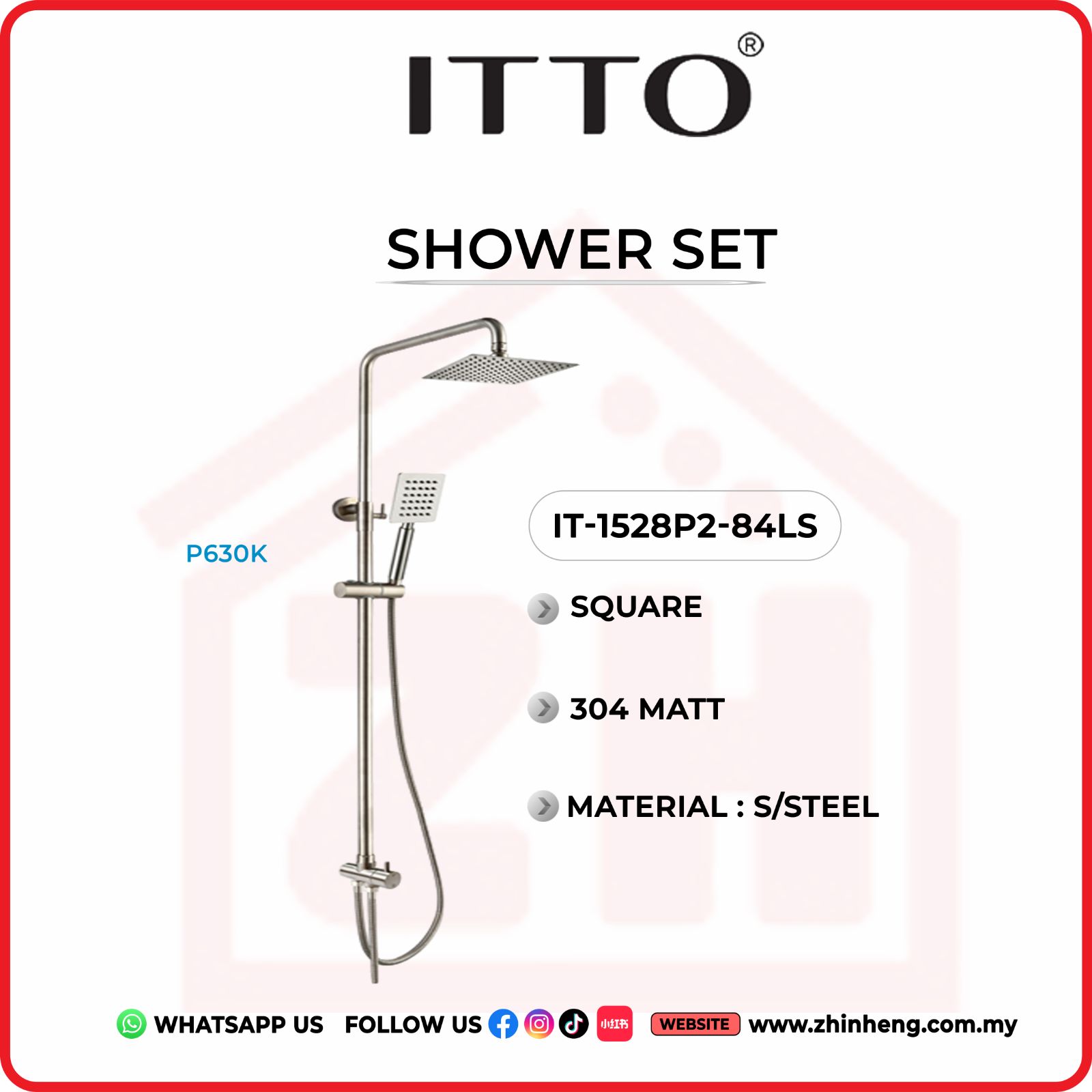 ​​​​​​​ITTO SHOWER SET IT-1528P2-84LS