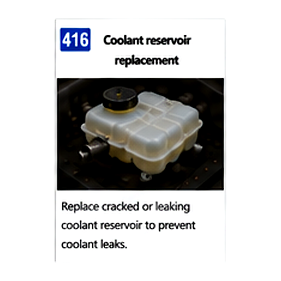 Coolant Reservoir Replacement