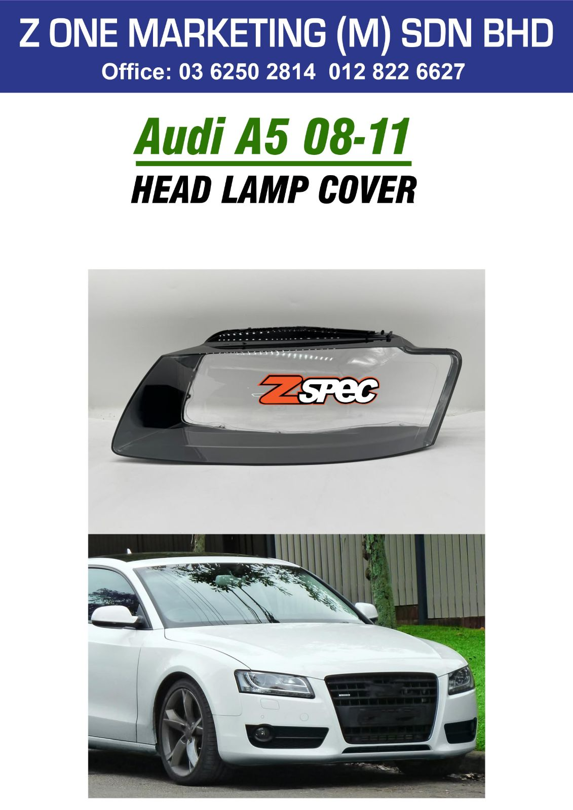 audi a5 08-11 HEAD LAMP COVER