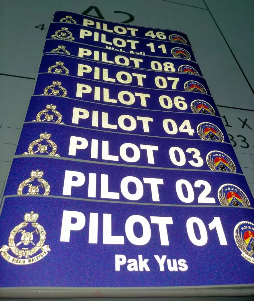 PVC White Sticker