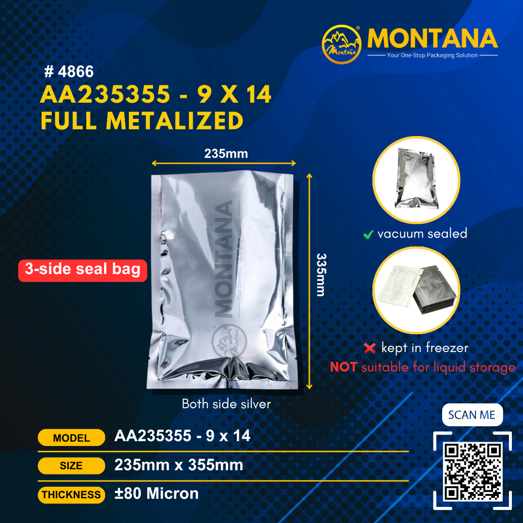 (4866) FULL METALIZED AA235355 - 9 x 14