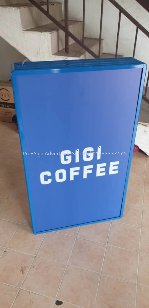 POLYCARBONATE DOUBLE SIDED LIGHTBOX (GIGI COFFEE, 2020)
