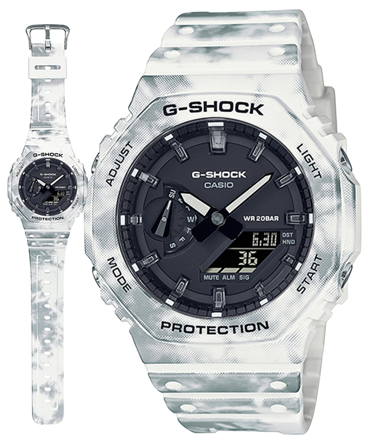 GAE-2100GC | G-Shock "CasiOak" & Camouflage-Inspired Street Style