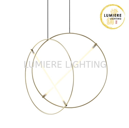 Nordic Simplicity Circle Ring Pendant Light