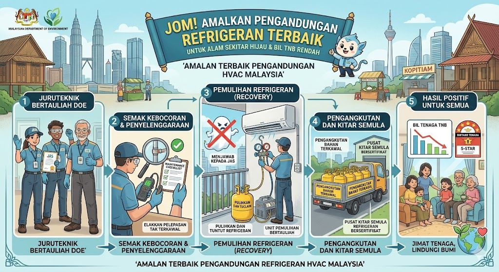 HVAC refrigerant containment best practices Malaysia