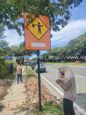 JKR ROAD SIGNAGE HIGHWAY SIGNS AT CHUKAI KEMAMAN TERENGGANU MALAYSIA