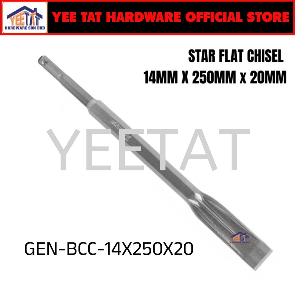 [ DONGCHENG ] GENTOOLS Star Bull Point / Pen Chisel Point / Cold Chisel