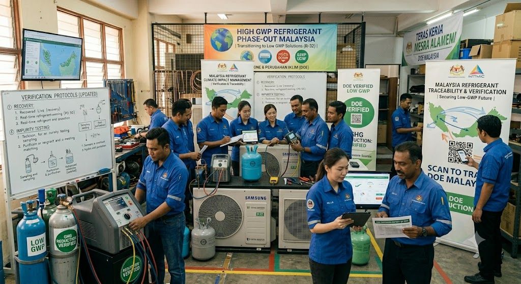 greenhouse gas refrigerant management Malaysia DOE