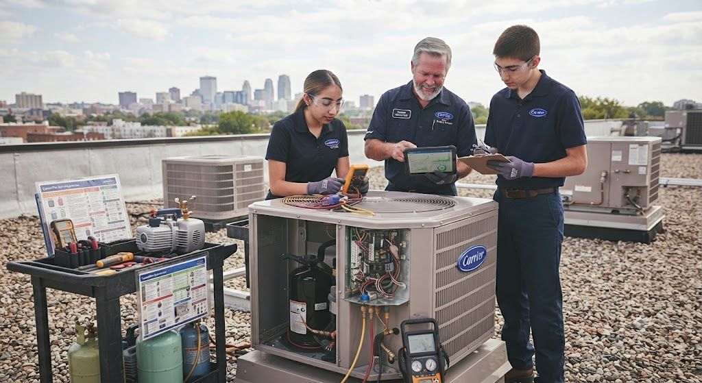 HVAC service procedures