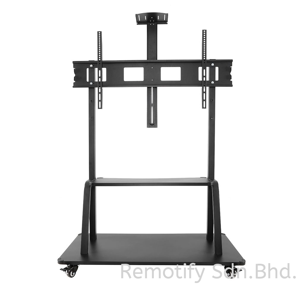Y900 Ultra Heavy Duty Mobile TV Stand for 50"-150" TVs | 360掳 Rotating Wheels | 150kg Load | VESA 1200x600mm Rolling TV Cart