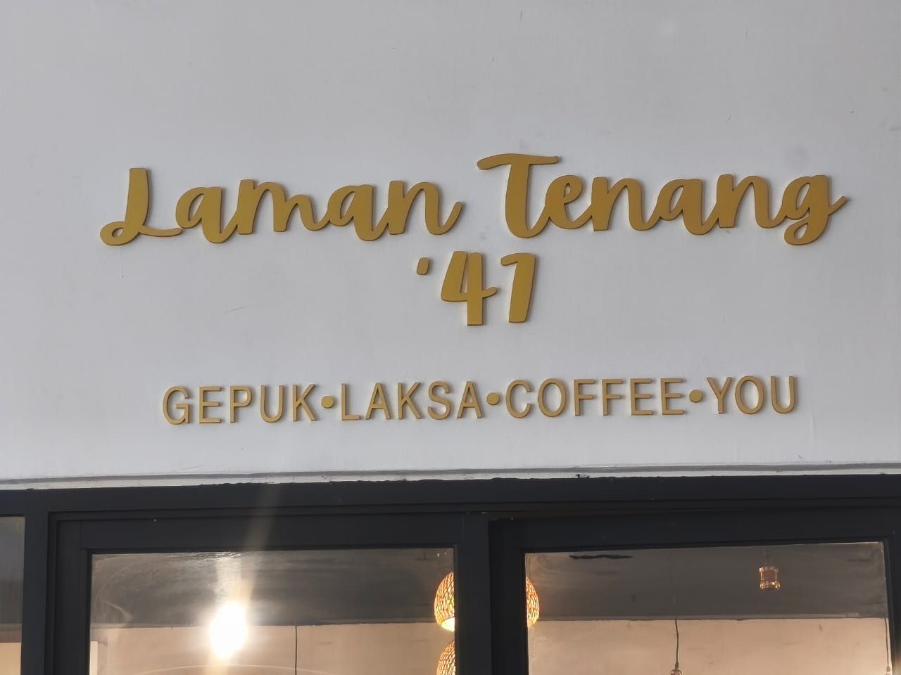 LAMAN TENANG GOLD ACRYLIC INSTALLATION AT TAMAN MELAWATI