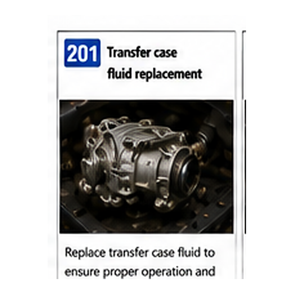Transfer Case Fluid Replacement