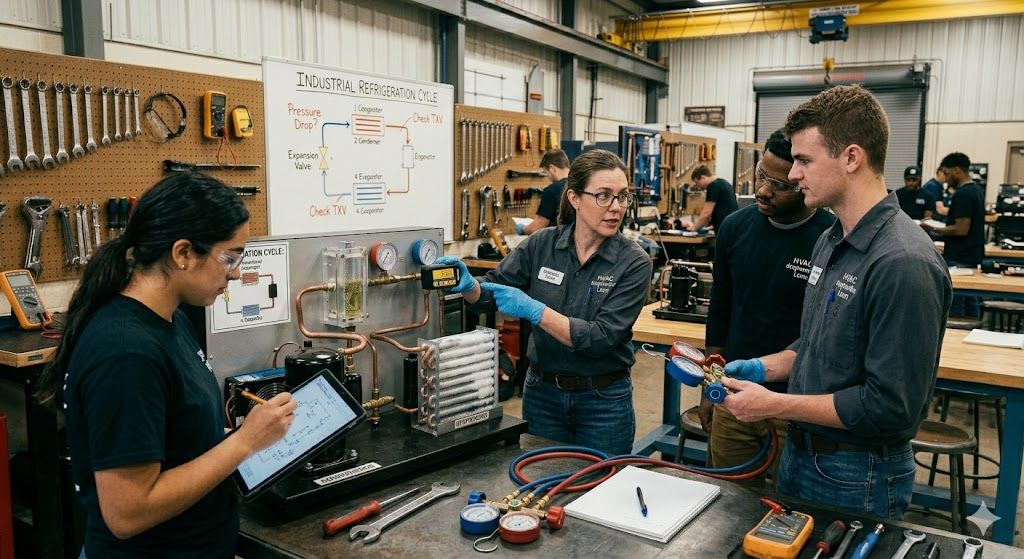 Refrigeration cycle troubleshooting training