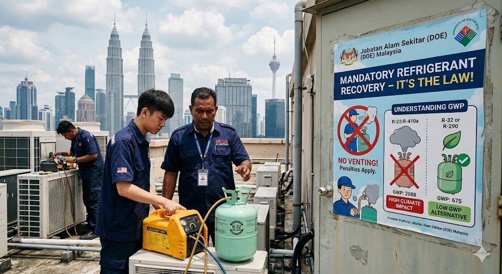 low GWP refrigerant venting regulations Malaysia