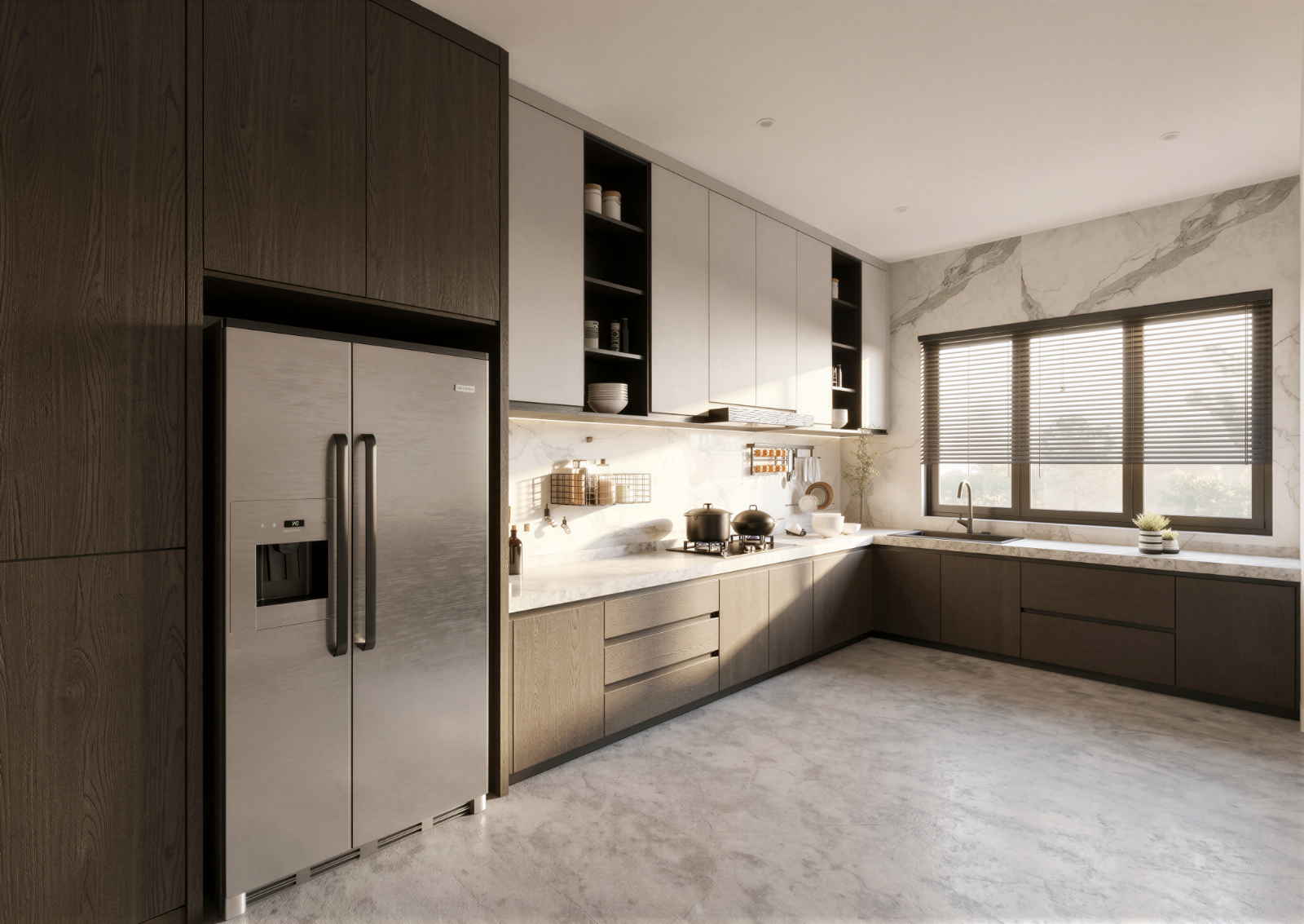 Wet Kitchen - Isola Villa @ Bungalow | Interior Design in Selangor & KL Now