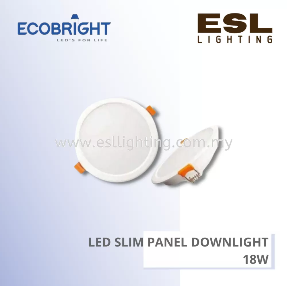 ECOBRIGHT LED Slim Panel Downlight Round 18W - EB2218