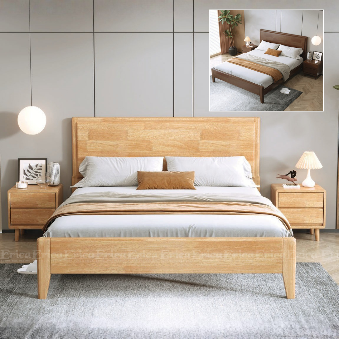 BD832 - MUJI SOLID WOOD BED