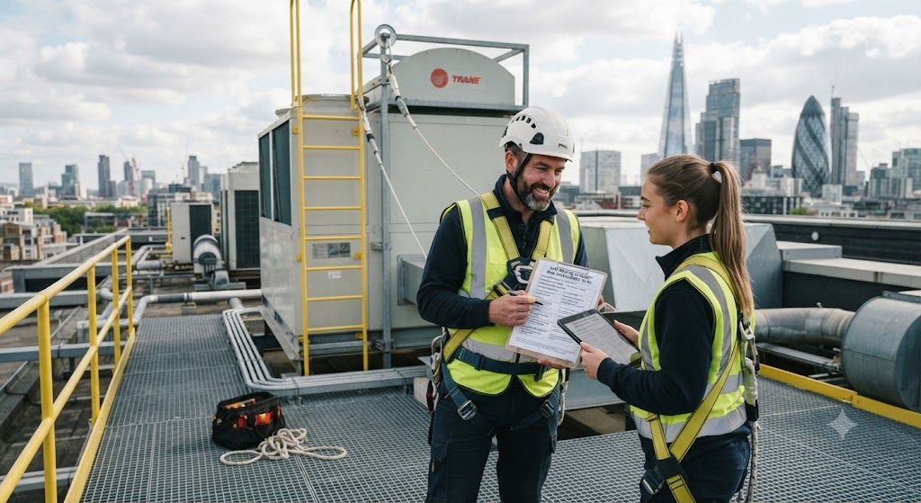 safe working at height risk assessment HVAC
