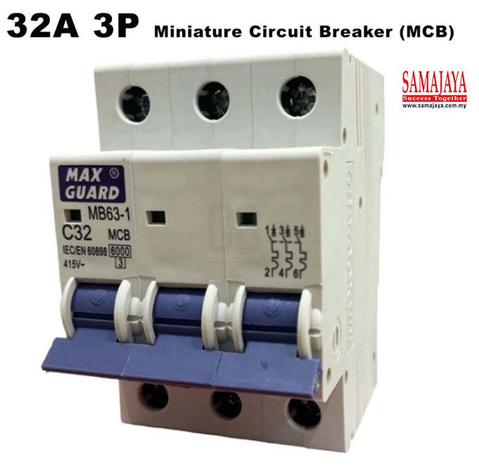 Maxguard 32A 3 Pole MCB