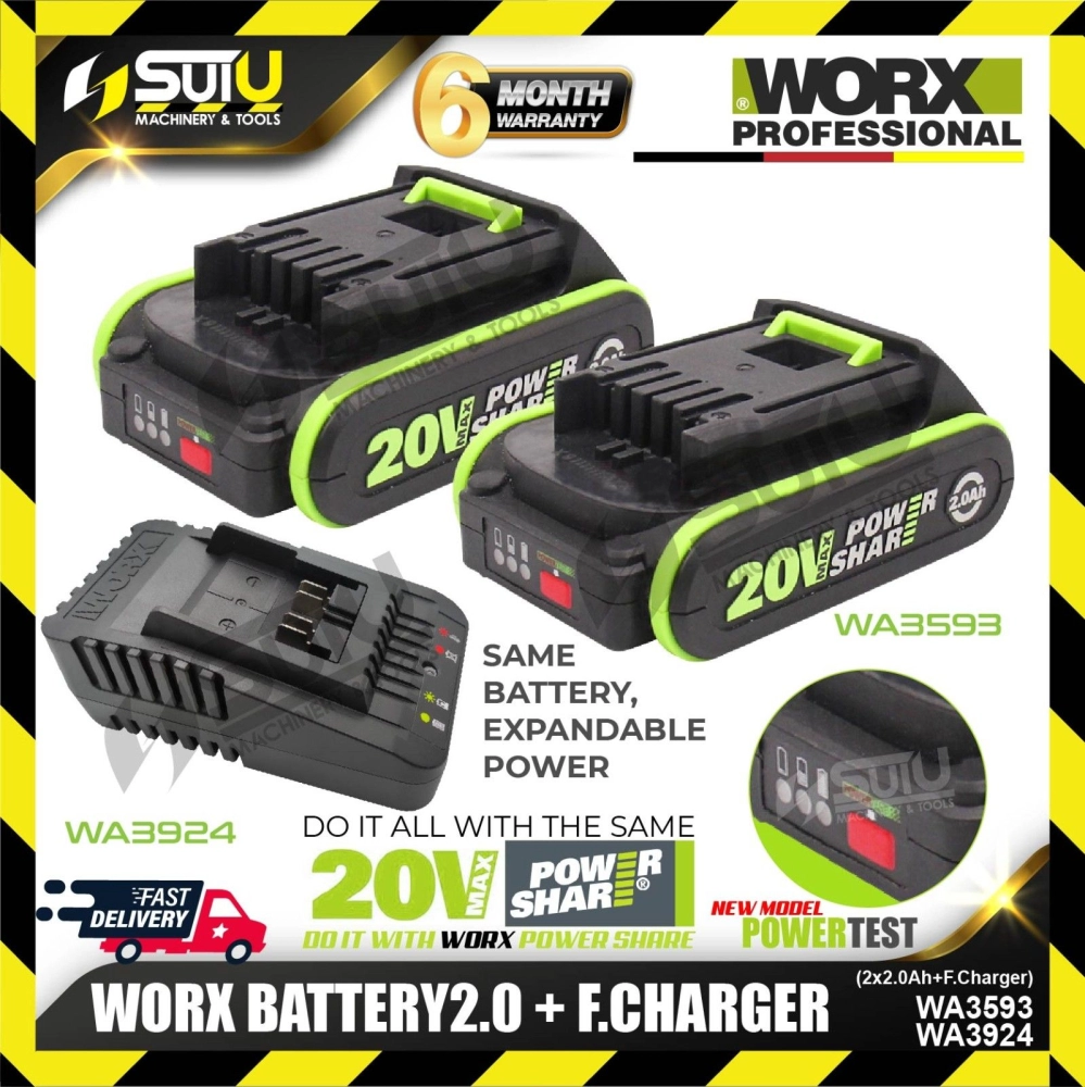 Batteries2.0Ah+Charger #W2110CB