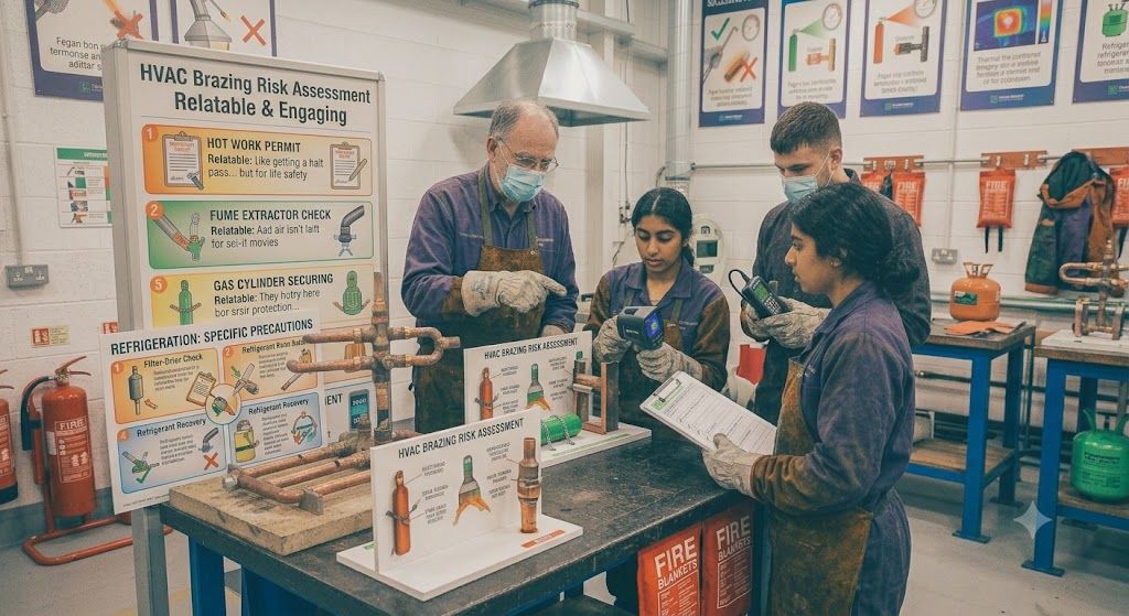 refrigeration brazing safety best practices