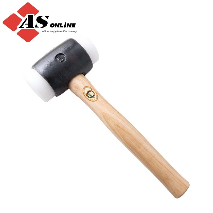 THOR Polyethylene Hammer, 3100g, Wood Shaft, Replaceable Head / Model: THO5270405F