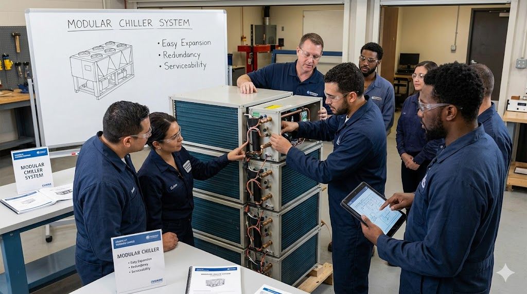Modular chiller system course