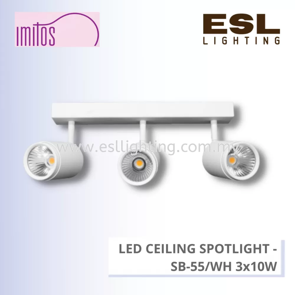IMITOS LED CEILING SPOTLIGHT 3x10W - SB-55/WH 3x10W
