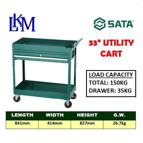 SATA 95108A 33" Utility Cart / Trolley