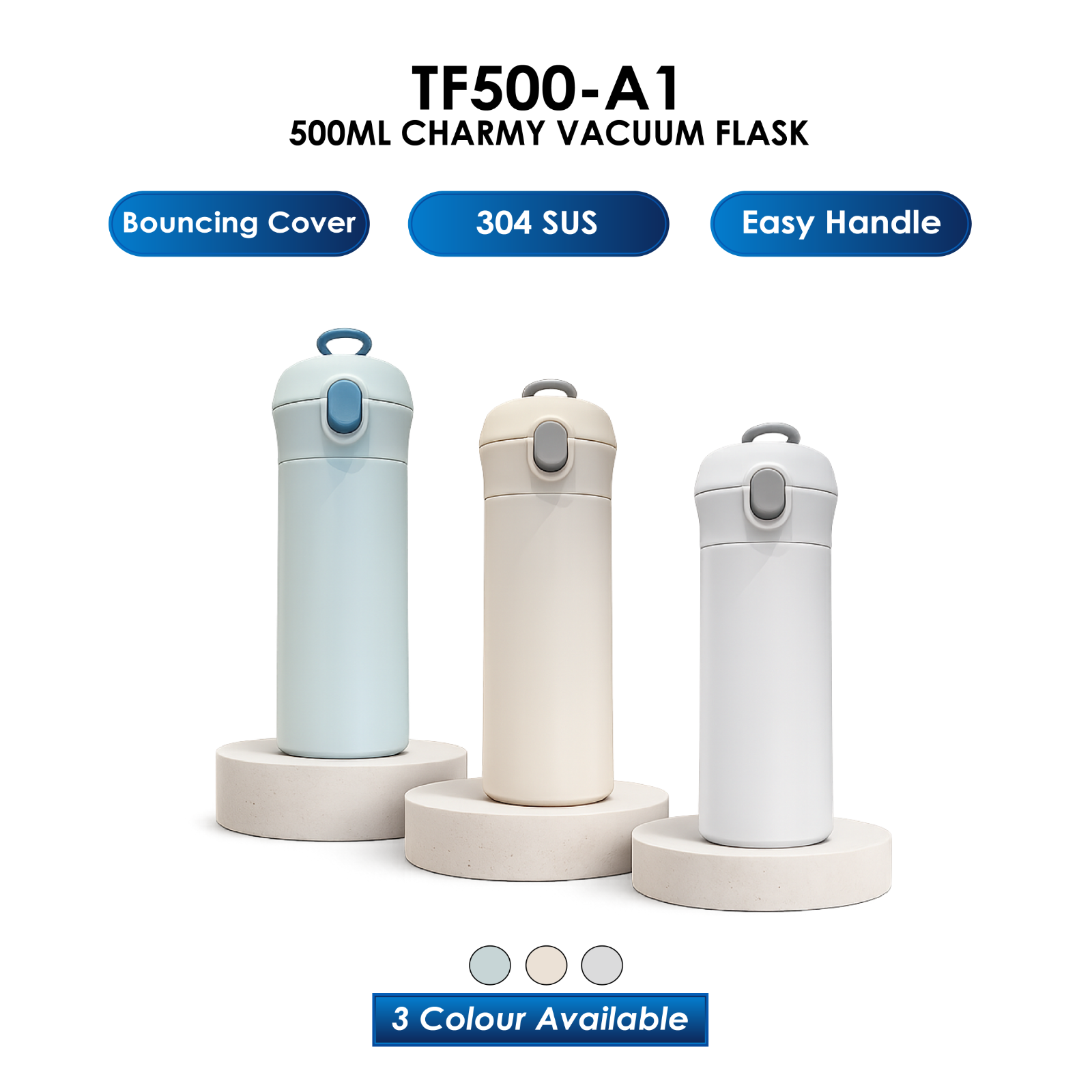 TF500-A1 - CHARMY STAINLESS STEEL VACUUM FLASK