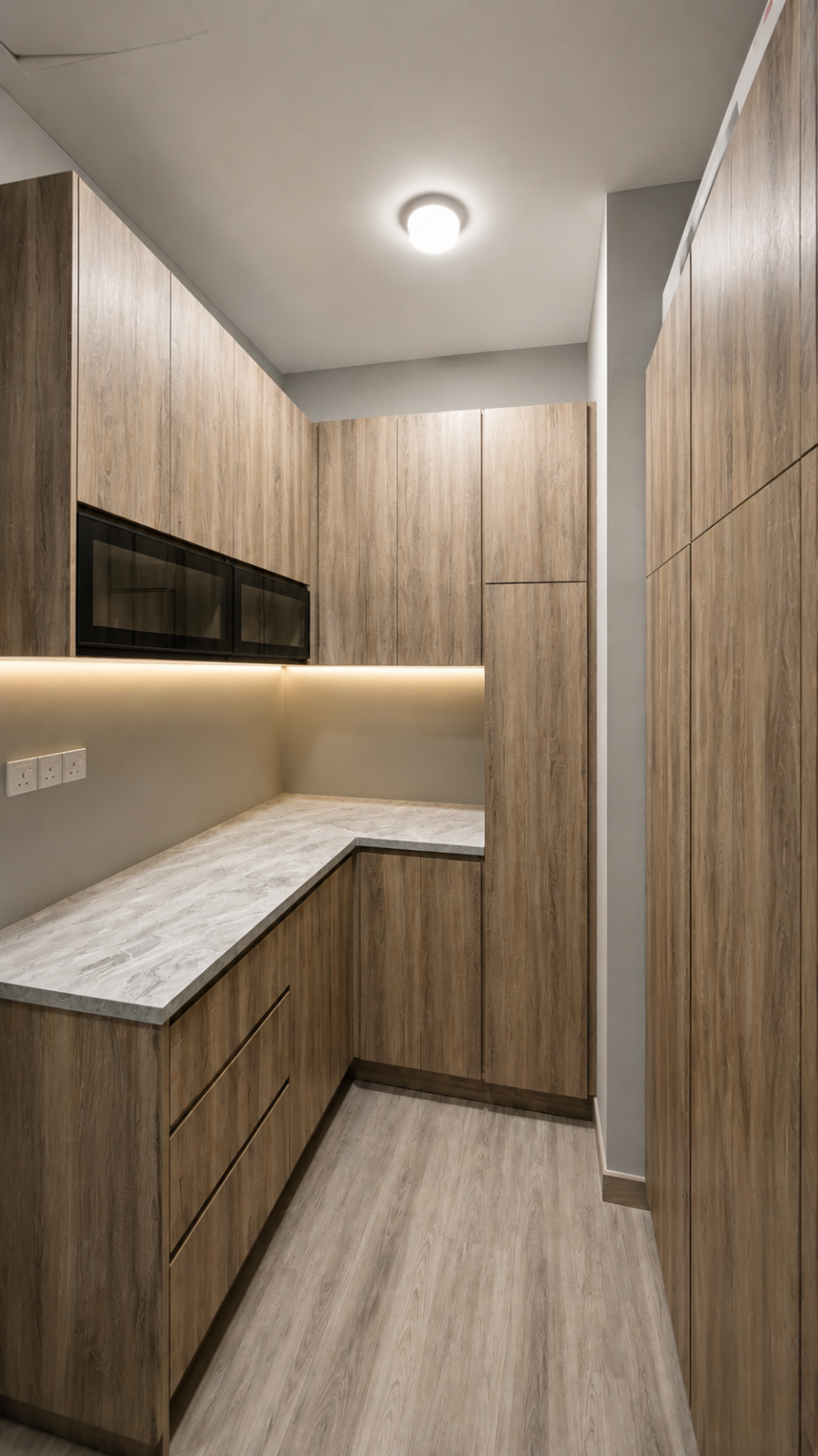 Custom Made Pantry Cabinet at Bangsar Hill Park Kuala Lumpur