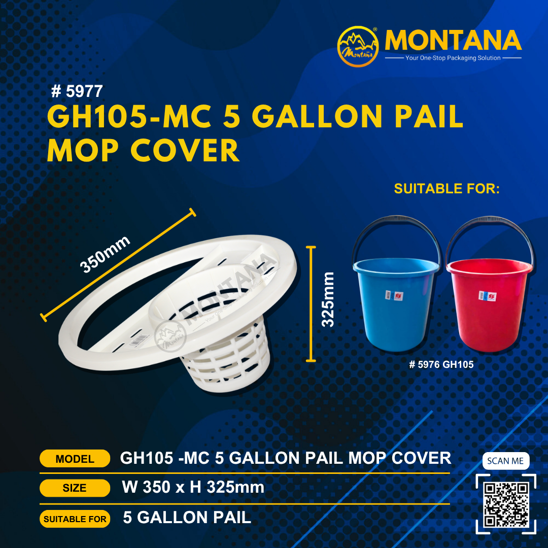 (5977) GH105-MC 5 GALLON PAIL MOP COVER
