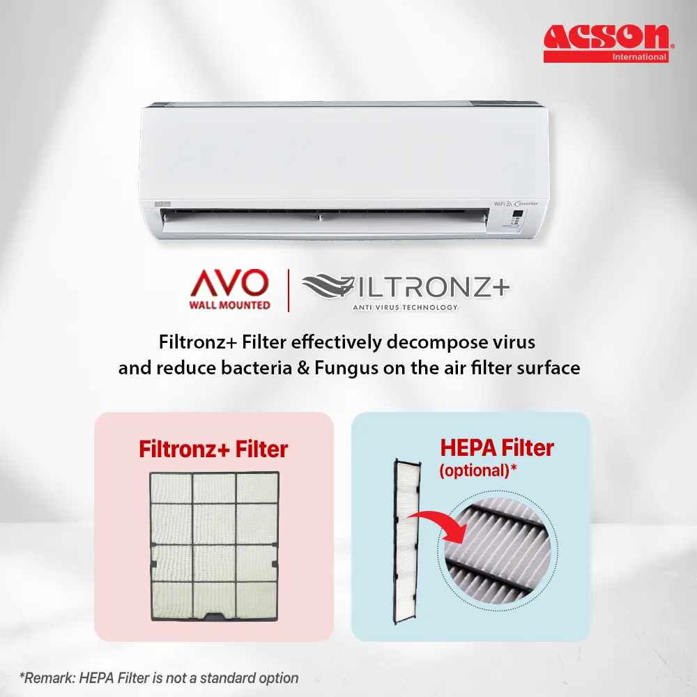 Acson AVO Non-Inverter Air Conditioner (1.0HP) R32 A3WM10N